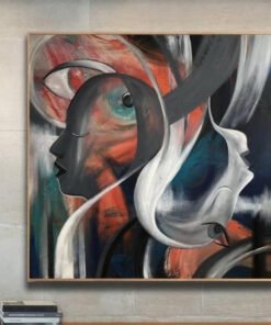 Human Art Figurative Painting Texture Art Fashion Girl Art Women Fashion Art | UNIVERSE OF MIND
