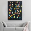 Buy Hummingbird art Hand oil painting Bird painting canvas Modern art Impressionist art | NIGHT FLOCK online shopping cheap