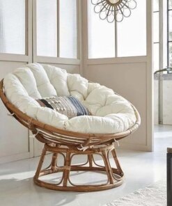 INS Indonesia Rattan Chair Single Sofa Bed & Breakfast Radar Chair Lazy Bone Chair Balcony Recliner Sun Chair Tatami
