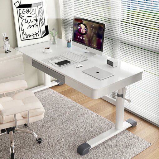 Buy Increase Table Office Desk Computer Study Home Simplicity Adjustable Workbench Escritorio Ordenador Furniture QF50OD online shopping cheap