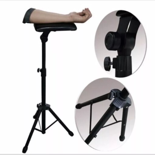 Buy Iron Tattoo Arm Leg Rest Stand Portable Fully Adjustable Chair For Tattoo Studio Work Supply Bed Stool 65-125cm online shopping cheap