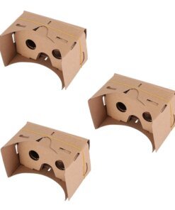 JFBL Hot 3X 6 Inch DIY 3D VR Virtual Reality Glasses Hardboard For Google Cardboard