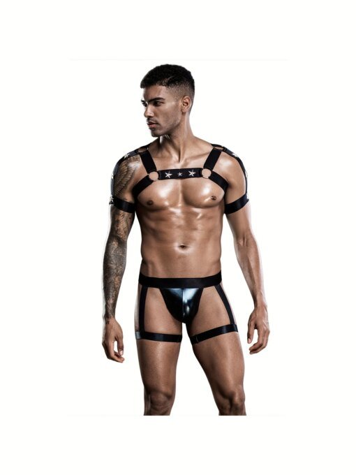 Buy JSY Men Lingerie Sex Cosplay Uniform Erotic Porno Costumes Sexy Role Play Clubwear Outfits Adult Cosplay Props Underwear Set online shopping cheap