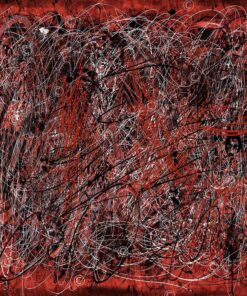 Jackson Pollock Abstract Red Prints Digital Download File Wall Art Ukraine Sellers Digital Printable Art Ukraine Shops Urban Red Wall Art | DIGITAL FILE #39