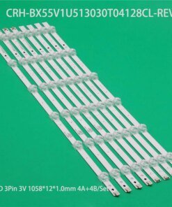 LED Backlight Strips For DEXP U55E9000H Bars CRH-BX55V1U513030T04128CL-REV1.1 Kit Bands For HISENSE H55B7100UK Planks Lanes Tape