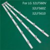 Buy LED TV Illumination Part Replacement For LG 32LF560V-ZB 32LF560Z-TB 32LF5610-ZF LED Bar Backlight Strip Line Ruler DRT3.0 32 A B online shopping cheap