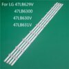 Buy LED TV Illumination Part Replacement For LG 47LB629V 47LB6300 47LB630V 47LB631V LED Bar Backlight Strip Line Ruler DRT3.0 47 A B online shopping cheap