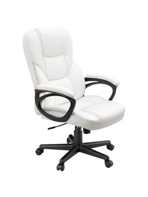 Buy Lacoo Faux Leather High-Back Executive Office Chair with Lumbar Support