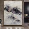 Buy Large Abstract Beige Canvas Art White Painting Gray Painting Art Modern Art Canvas Painting Abstract Palette Knife Art | MAJESTIC MOUNTAINS online shopping cheap