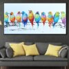 Buy Large Abstract Budgie Painting Budgie Abstract Art Budgie Artwork Budgie Paintings On Canvas Abstract Budgie Oil Painting | BIRD'S GANG online shopping cheap