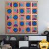 Large Abstract Colorful Oil Paintings On Canvas Creative Wall Art Contemporary Painting Original for Indie Room Decor | REBUS 39.37"x39.37" Large Abstract Colorful Oil Paintings On Canvas Creative Wall Art Contemporary Painting Original for Indie Room Decor | REBUS 39.37"x39.37"