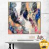 Large Abstract Colorful Paintings On Canvas Modern Vivid Fine Art Acrylic Expressionist Painting | COLORFUL STAGE 60"x60" Large Abstract Colorful Paintings On Canvas Modern Vivid Fine Art Acrylic Expressionist Painting | COLORFUL STAGE 60"x60"