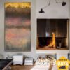 Buy Large Abstract Colorful Paintings On Canvas Original Modern Painting Textured Oil Art Handmade Painting | MORNING FOG 57"x29.5" online shopping cheap