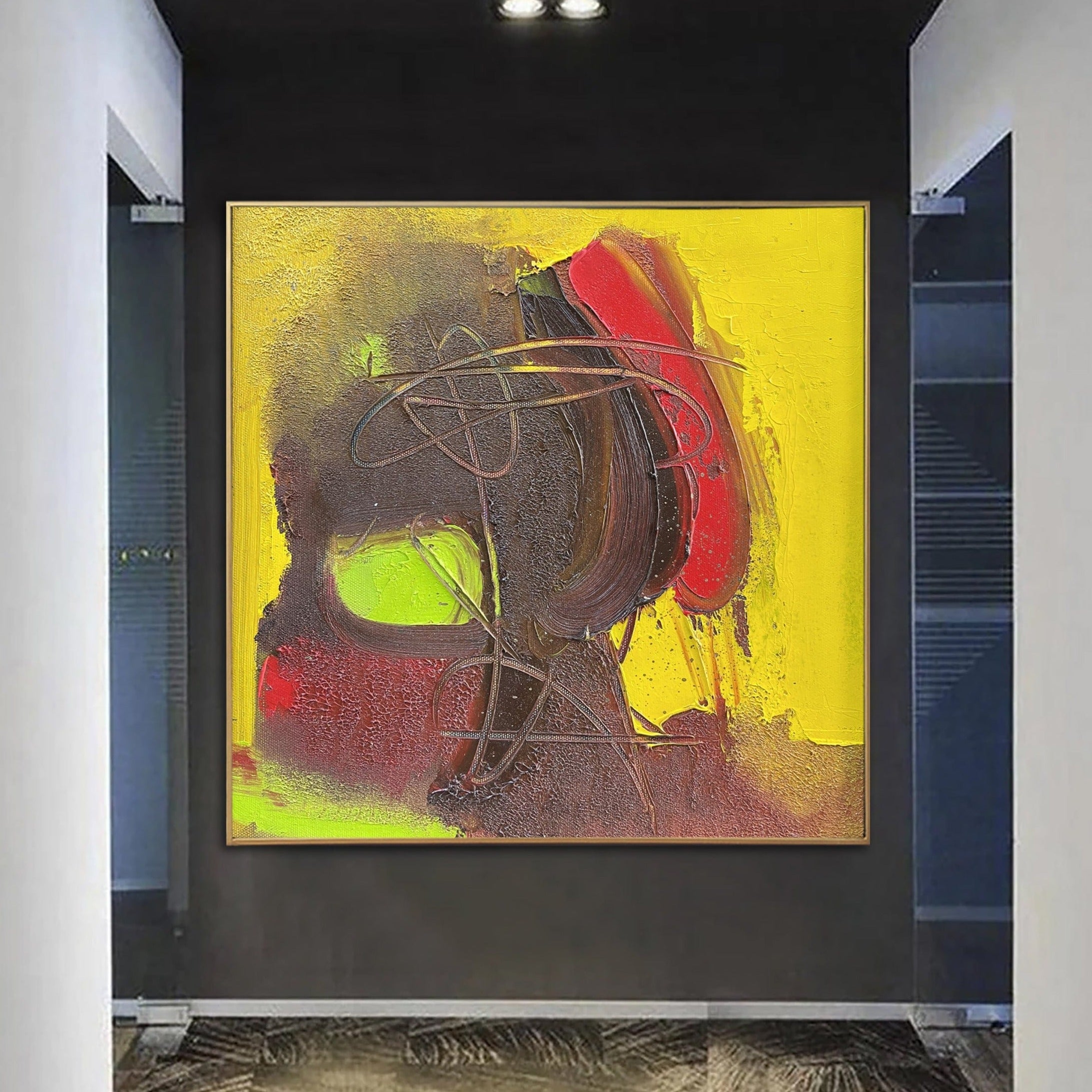 Buy Large Abstract Colorful Paintings On Canvas Original Textured Hand Painted Art Creative Decor | DISCUSS online shopping cheap