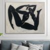 Buy Large Abstract Figurative Black And White Original Paintings On Canvas Modern Fine Art Minimalist Art Ancient Greek Culture Wall Art | GREEK WARRIORS online shopping cheap