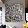 Buy Large Abstract Figurative Paintings On Canvas Abstract Human Painting Original Textured Painting Oil Artwork | EXTRAORDINARY PEOPLE 40"x40" online shopping cheap