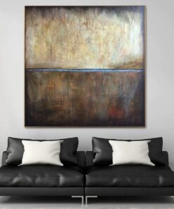 Large Abstract Painting Contemporary Art Original Texture On Canvas | OVERWHELMING SUNSET
