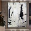 Buy Large Abstract Painting On Canvas Black White Wall Art Painting | POTENTIAL online shopping cheap