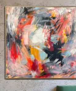 Large Abstract Painting On Canvas Colorful Paintings Abstract Art Original Oil Beige Painting Modern Paintings Acrylic Wall Art Office Decor | MOTLEY
