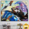 Large Abstract Painting Original Art Work on Canvas Modern Oil Painting Colorful Wall Art Canvas Large Wall Art for Home Decor | COLOR OF RAIN 40"x60" Large Abstract Painting Original Art Work on Canvas Modern Oil Painting Colorful Wall Art Canvas Large Wall Art for Home Decor | COLOR OF RAIN 40"x60"