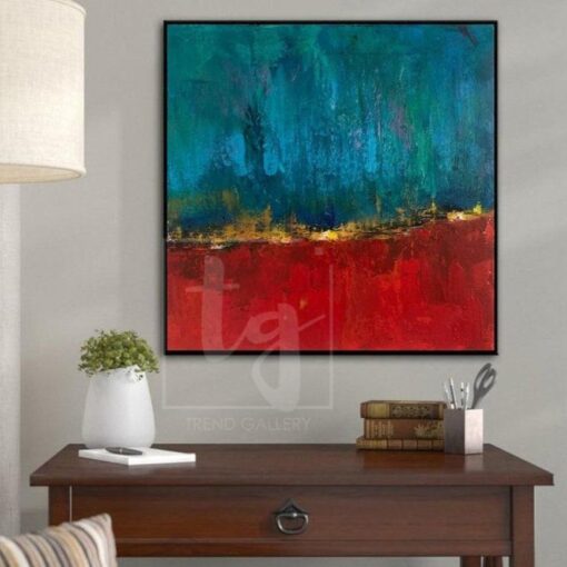 Buy Large Abstract Painting Original Gold Leaf Painting Contemporary Artwork | ECHOES online shopping cheap