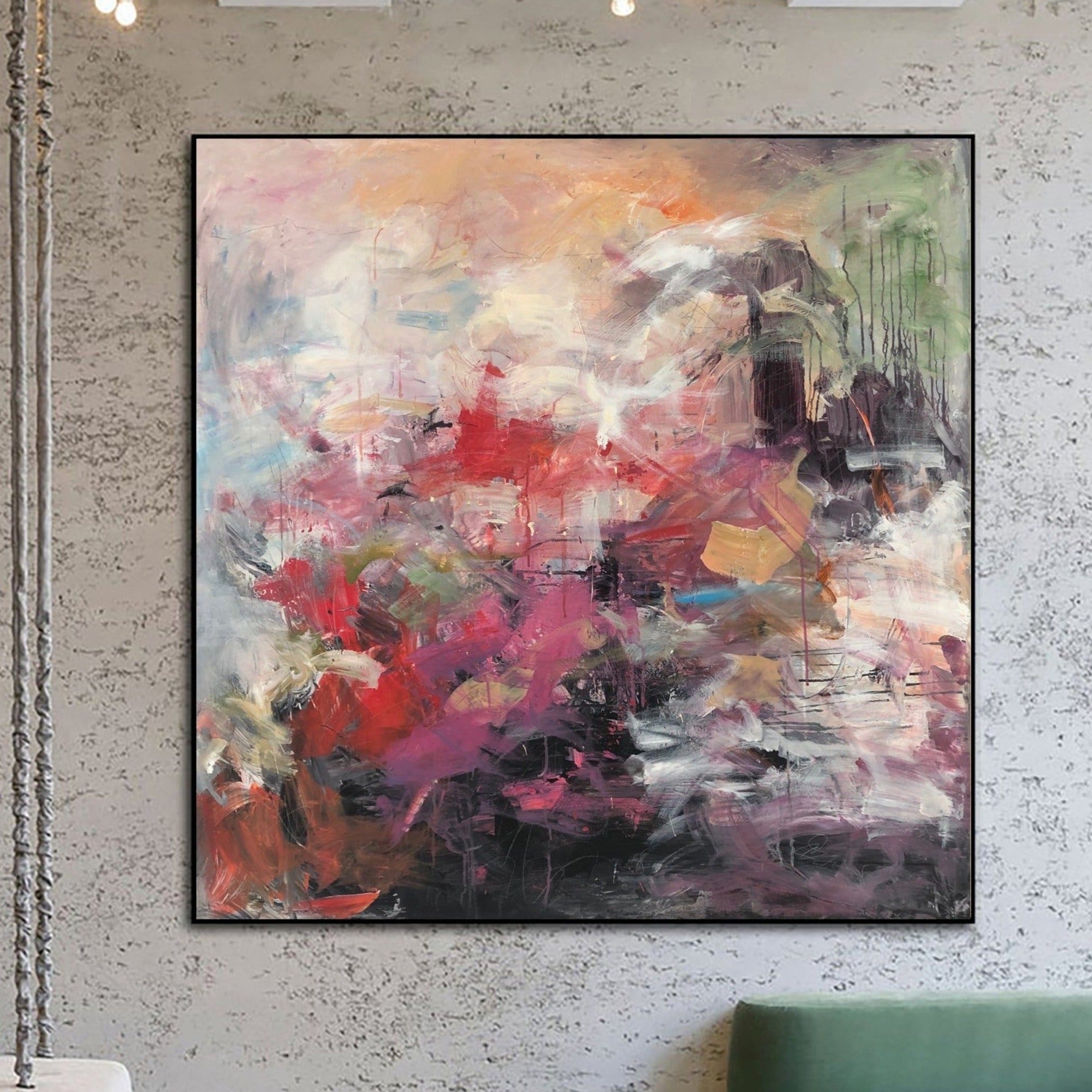 Buy Large Abstract Painting in Pink