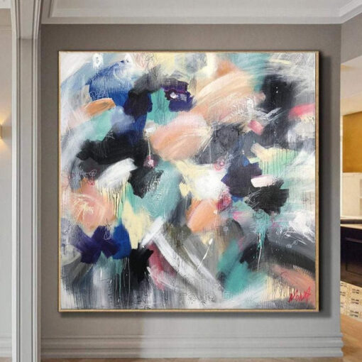 Buy Large Colorful Abstract Creative Painting Modern Fine Art Modern Wall Art | MORE THAN CHAOS online shopping cheap