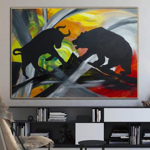 Buy Large Contemporary Abstract Modern Artwork Original Abstract | BULL AND BEAR online shopping cheap