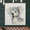Buy Large Contemporary Art Koala Bear Painting On Canvas Acrylic Abstract Wall Art | KOALA BEAR online shopping cheap