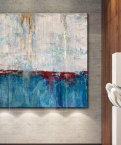 Large Contemporary Oil Painting Abstract Art On Canvas | MARVELOUS LAKE