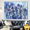 Buy Large Flowers Artwork Paintings On Canvas Purple Painting Purple Modern Textured Painting Oil Painting Modern Artwork Decor | PURPLE FIELD 23.6“x31.5" online shopping cheap