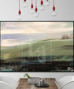 Large Landscape Painting Calming Abstract Painting Original Landscape Painting | ALLURING SILENCE