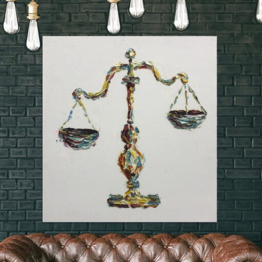 Buy Large Libra Painting Original Colorful Oil Painting Abstract Modern Art | BALANCE online shopping cheap