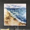 Buy Large Ocean Abstract Painting Abstract Modern Art Beach Oil Painting | TWO FRONTS online shopping cheap