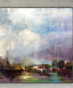 Large Oil Painting Original Canvas Abstract Landscape Painting Texture Painting | MEMORIES