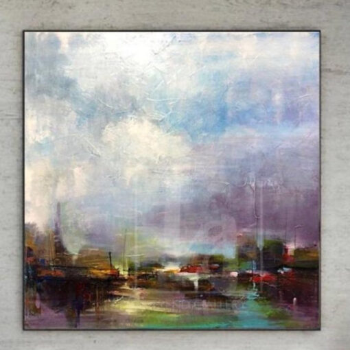 Buy Large Oil Painting Original Canvas Abstract Landscape Painting Texture Painting | MEMORIES online shopping cheap