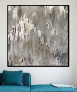Large Oil Painting Original Contemporary Art Custom Painting Extremely Unique Canvas Art | MOONLIGHT