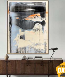 Large Original Abstract Beige Paintings On Canvas Modern Colorful Mixed Media Art Textured Painting Oil Painting | ASSOCIATION 120 39.37"x29.52"