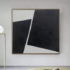 Buy Large Original Abstract Black And White Painting On Canvas Modern Oil Fine Art Geometric Art Minimalist Wall Art | STRIKING DIFFERENCES online shopping cheap