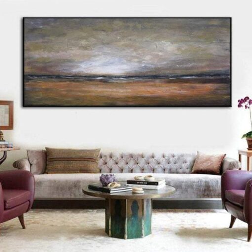 Buy Large Original Abstract Brown Landscape Paintings On Canvas Contemporary Wall Art | IMMENSE LANDSCAPE online shopping cheap