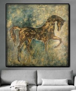 Large Original Abstract Horse Paintings On Canvas Modern Abstract Fine Art Acrylic Contemporary Wall Art | ABSTRACT HORSE