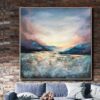Buy Large Original Abstract Mountains Paintings On Canvas Modern Ocean Wall Art |  OCEANIC WAVES online shopping cheap