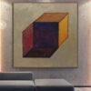 Buy Large Original Abstract Oil Painting Abstract Decorative Painting Acrylic Painting On Canvas Wall Art Abstract Wall Decor | GEOMETRIC REFLECTION online shopping cheap