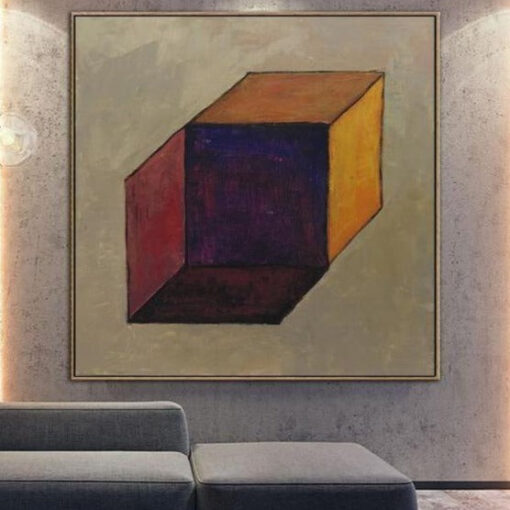 Buy Large Original Abstract Oil Painting Abstract Decorative Painting Acrylic Painting On Canvas Wall Art Abstract Wall Decor | GEOMETRIC REFLECTION online shopping cheap