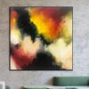 Large Original Abstract Oil Painting Colorful Acrylic Canvas Art Modern Painting For Living Room Contemporary Painting Office Art Decor | SUNSET