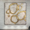 Buy Large Original Abstract Painting On Canvas Gold Leaf Creative Fine Art Rich Texture Oil Painting Modern Wall Art | GOLDEN TWIST online shopping cheap