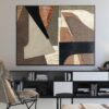 Buy Large Original Brown Painting On Canvas Beige Abstract Fine Art Modern Acrylic Oil Painting Texture Wall Art | CORRELATION online shopping cheap