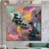Large Original Colorful Paintings On Canvas Motivational Art Abstract Vivid Painting Contemporary Art Textured Painting | BELIEVE IN YOURSELF Large Original Colorful Paintings On Canvas Motivational Art Abstract Vivid Painting Contemporary Art Textured Painting | BELIEVE IN YOURSELF