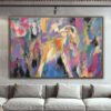 Buy Large Original Dog Painting Abstract Afghan Hound Painting On Canvas Colorful Acrylic Dog Fine Art Modern Wall Art | MYTHICAL DOG online shopping cheap