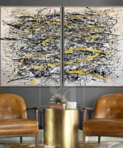 Large Original Painting On Canvas Painting Set Colorful Art Acrylic Painting Canvas | INTERTWINING FATE